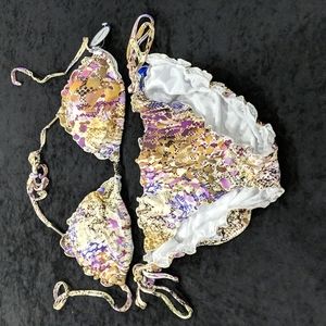 Triangle Side Tie Bikini